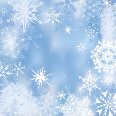 Winter background clipart