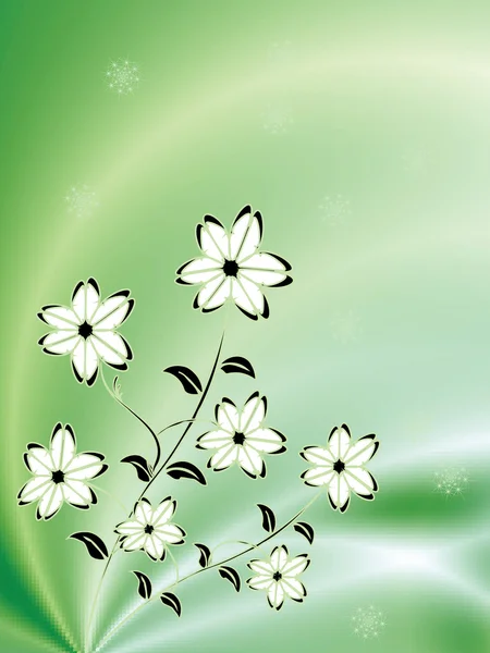 美丽的花朵 — 图库矢量图片
