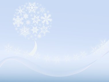 Winter background clipart