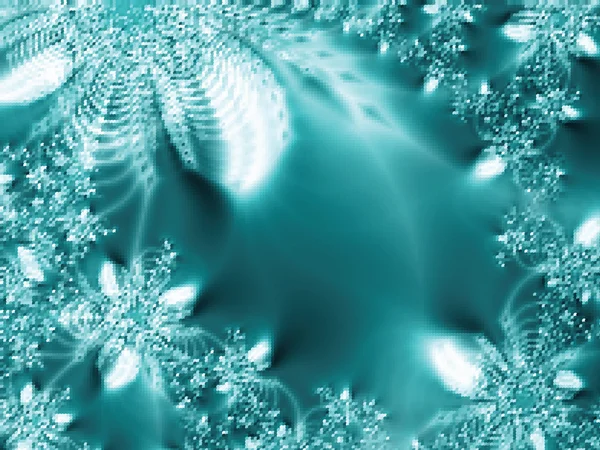 Absztrakt jég-virág egy ablaküveg — Stock Vector