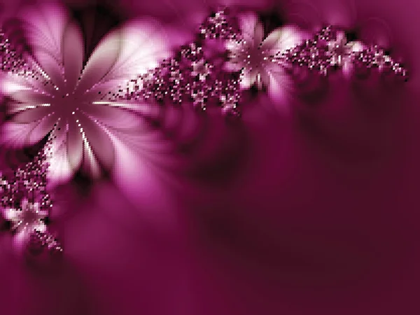 Fleurs oniriques — Image vectorielle