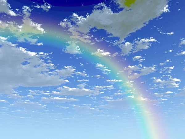 Wonderful rainbow — Stock Photo, Image