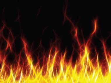 Sheet of flame clipart