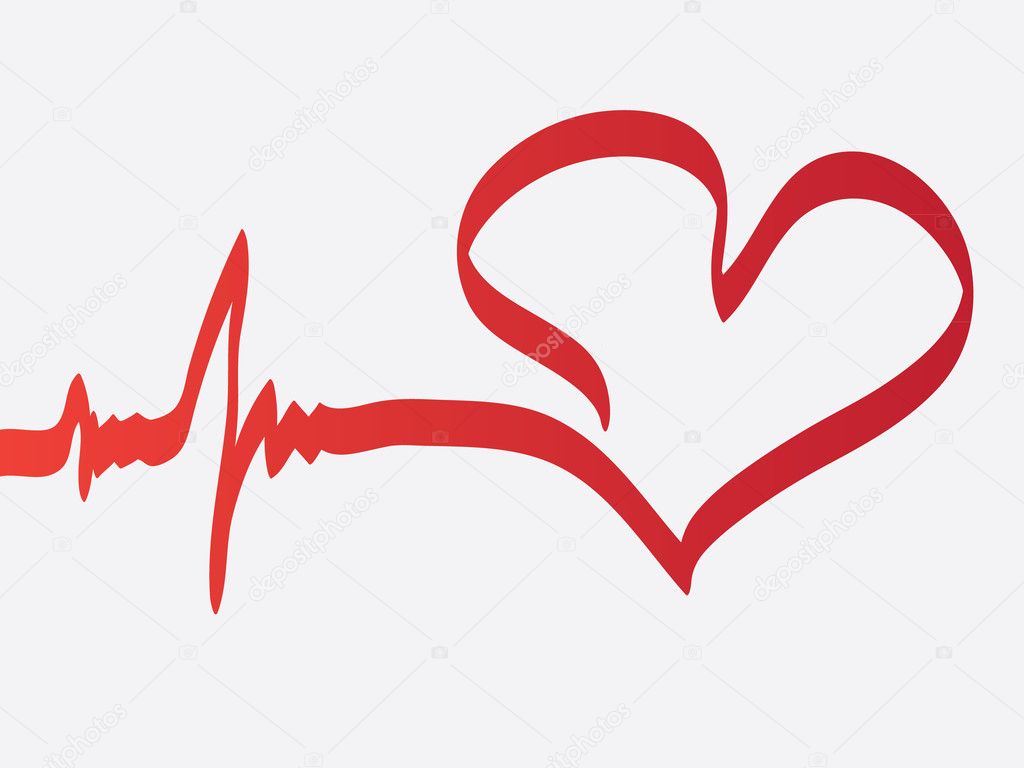 Heart beats — Stock Vector © Chitta #7174557
