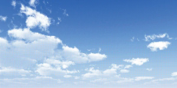Panorama del cielo. Illustrazione vettoriale — Vettoriale Stock