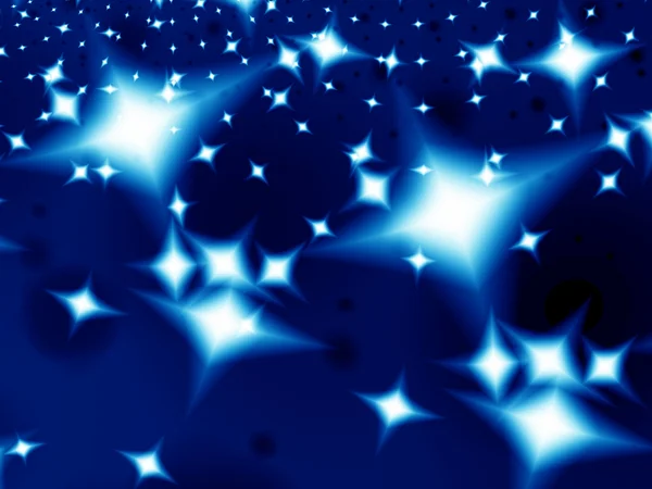 Estrelas à noite — Fotografia de Stock