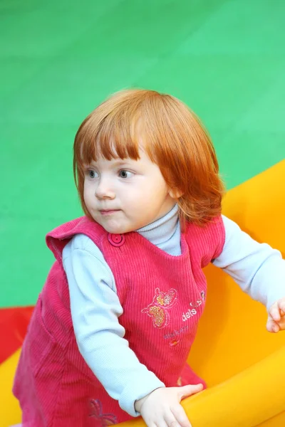 Czerwone włosy dziecka — Zdjęcie stockowe