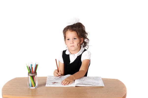 Little child drawing — Stock Photo, Image