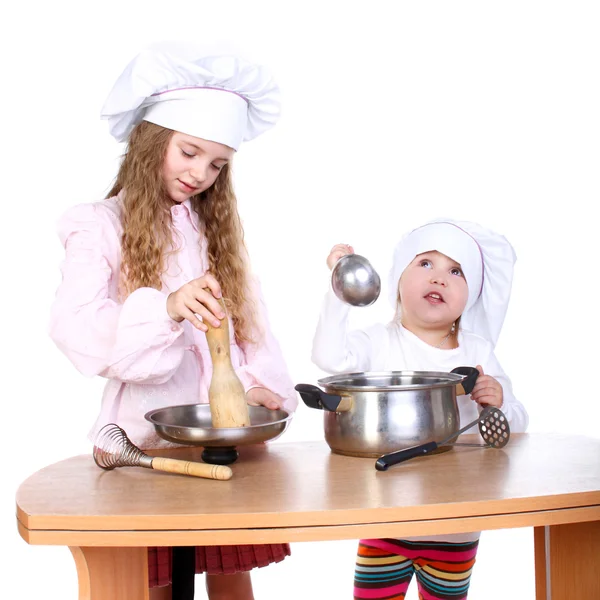 Aranyos kis szakácsok — Stock Fotó