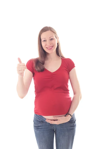 Szép terhes nő — Stock Fotó