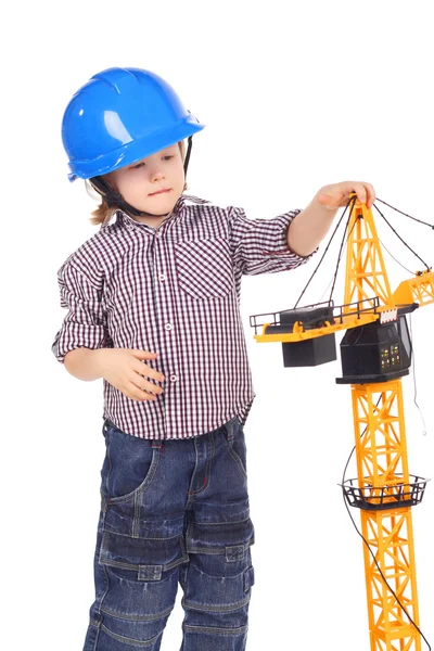 Pequeno construtor — Fotografia de Stock
