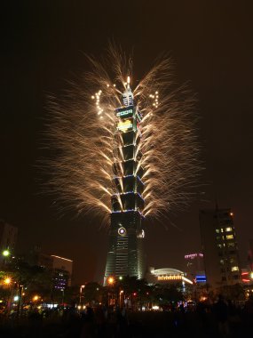 Taipei 101 havai fişek