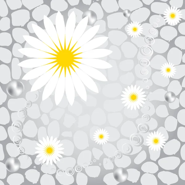 Blumenmuster Hintergrund — Stockvektor