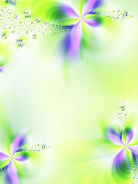 Abstrakte Blumen — Stockfoto
