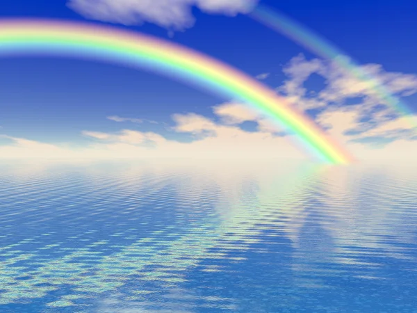 Arco-íris bonito — Fotografia de Stock