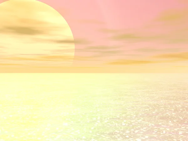 Goldener Sonnenaufgang — Stockfoto