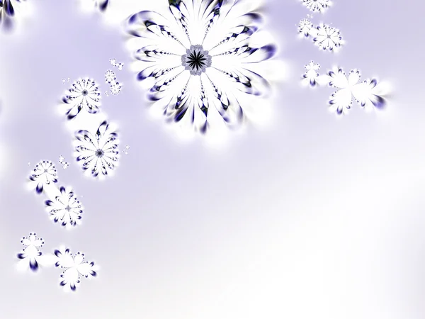 Flocos de neve abstractos — Fotografia de Stock