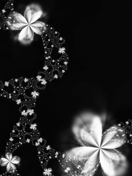 Girlande aus Blumen — Stockfoto