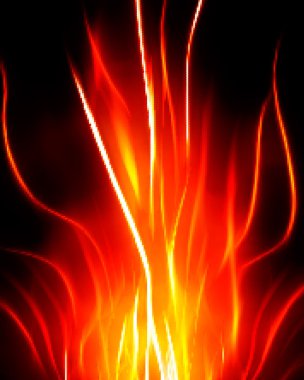 Abstract design fire background clipart