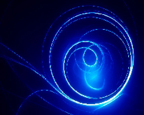 Design abstrait tourbillon d'énergie bleue — Image vectorielle