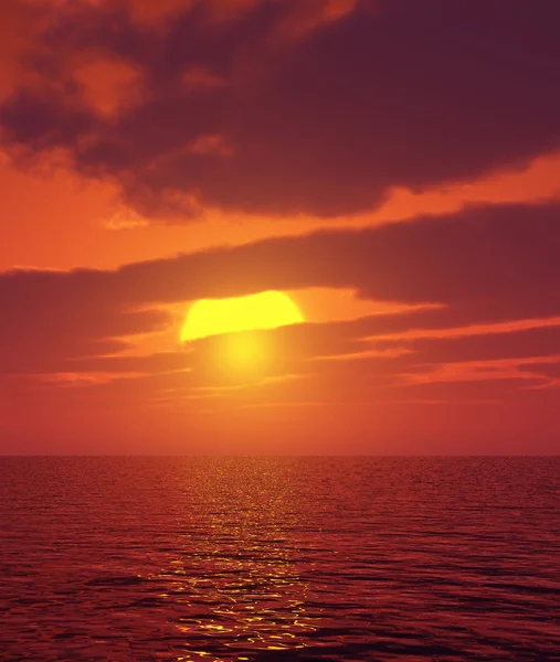 Hermosa puesta de sol — Foto de Stock