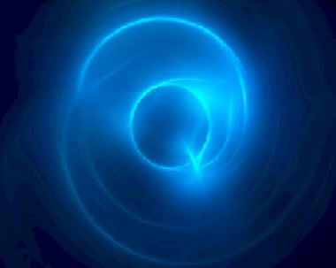 Abstract design blue energy swirl clipart