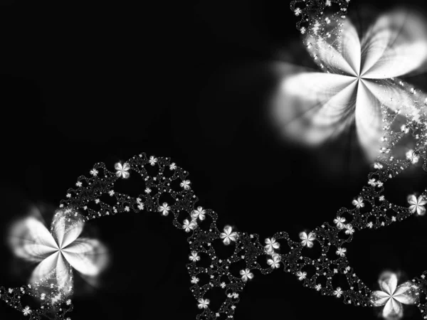 Girlande aus Blumen — Stockfoto