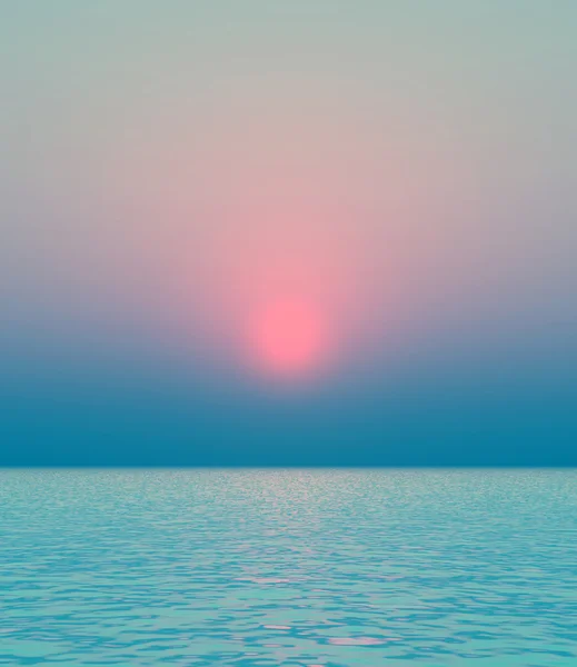 Гарний захід сонця — стокове фото