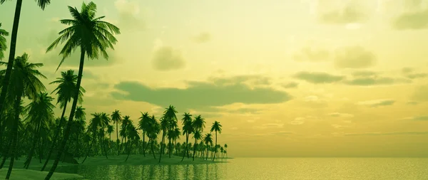 Тропический остров — стоковое фото