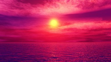 Beautiful sunset clipart