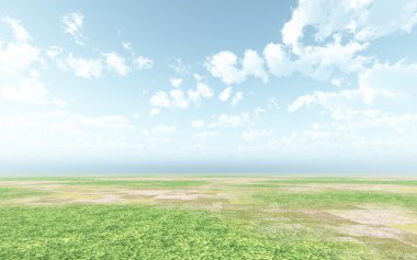 Beautiful landscape clipart