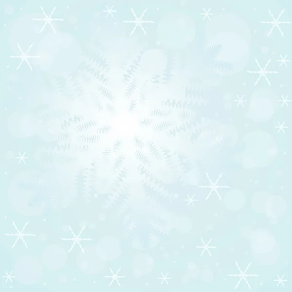 美丽的雪花背景 — 图库矢量图片