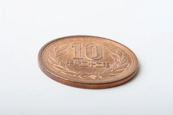 Японская монета — стоковое фото