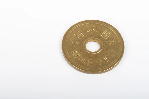 日本硬币 — 图库照片