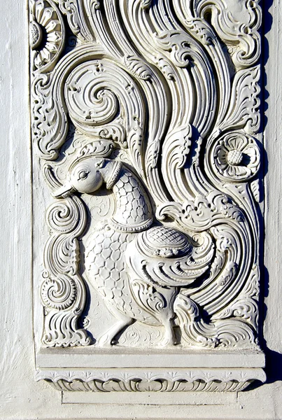 stock image Indian Plaster Duck Carving
