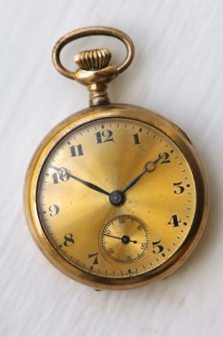 Antique Gold Watch clipart