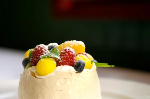 Frukt tårta merangue — Stockfoto