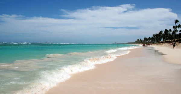 Linda praia de Punta Cana — Fotografia de Stock
