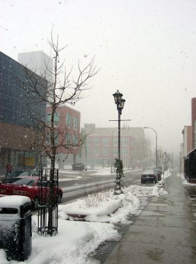 City Snow Storm clipart
