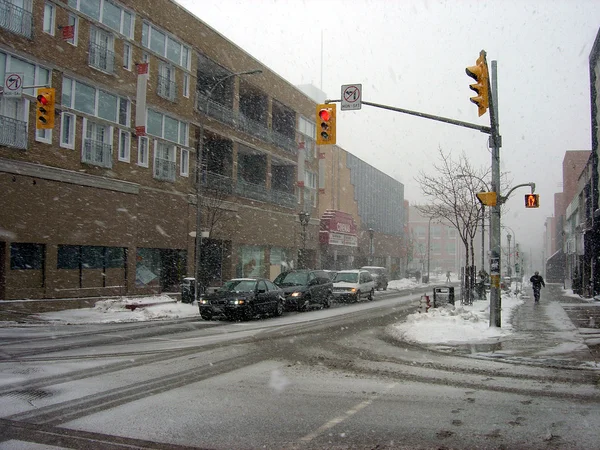 stock image Winter Intersection