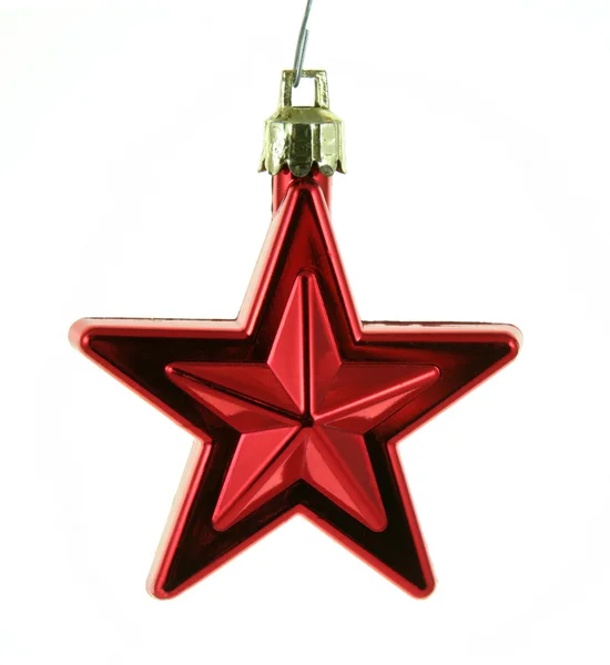 Colgante Estrella Roja de Navidad —  Fotos de Stock