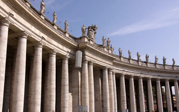 Colonnato di Piazza San Pietro — Foto Stock