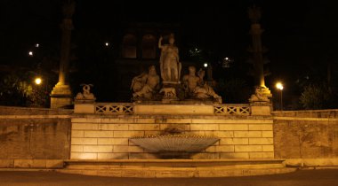 Piazza del Popolo Fountain clipart
