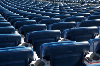 Blue Stadium Seats clipart