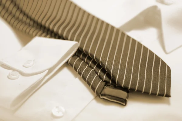 Camisa de negócios e gravata Imagem De Stock
