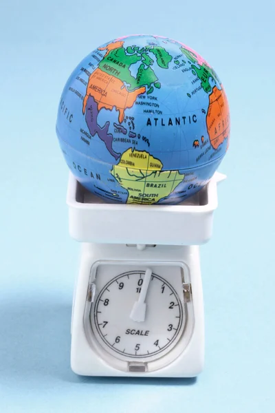 A mérési skála Globe — Stock Fotó
