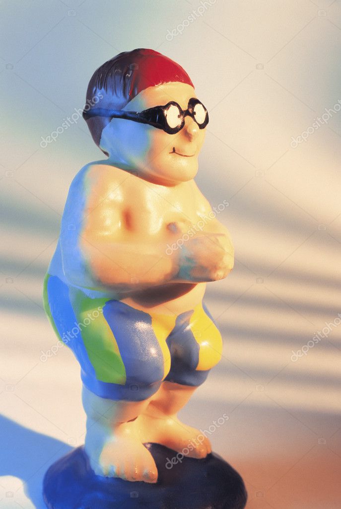 schwimmer figur