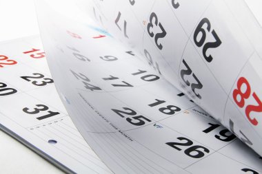 Calendar Pages clipart