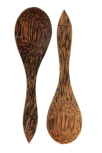 Cucharas de madera — Foto de Stock