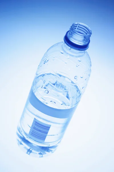 Бутылка родниковой воды — стоковое фото